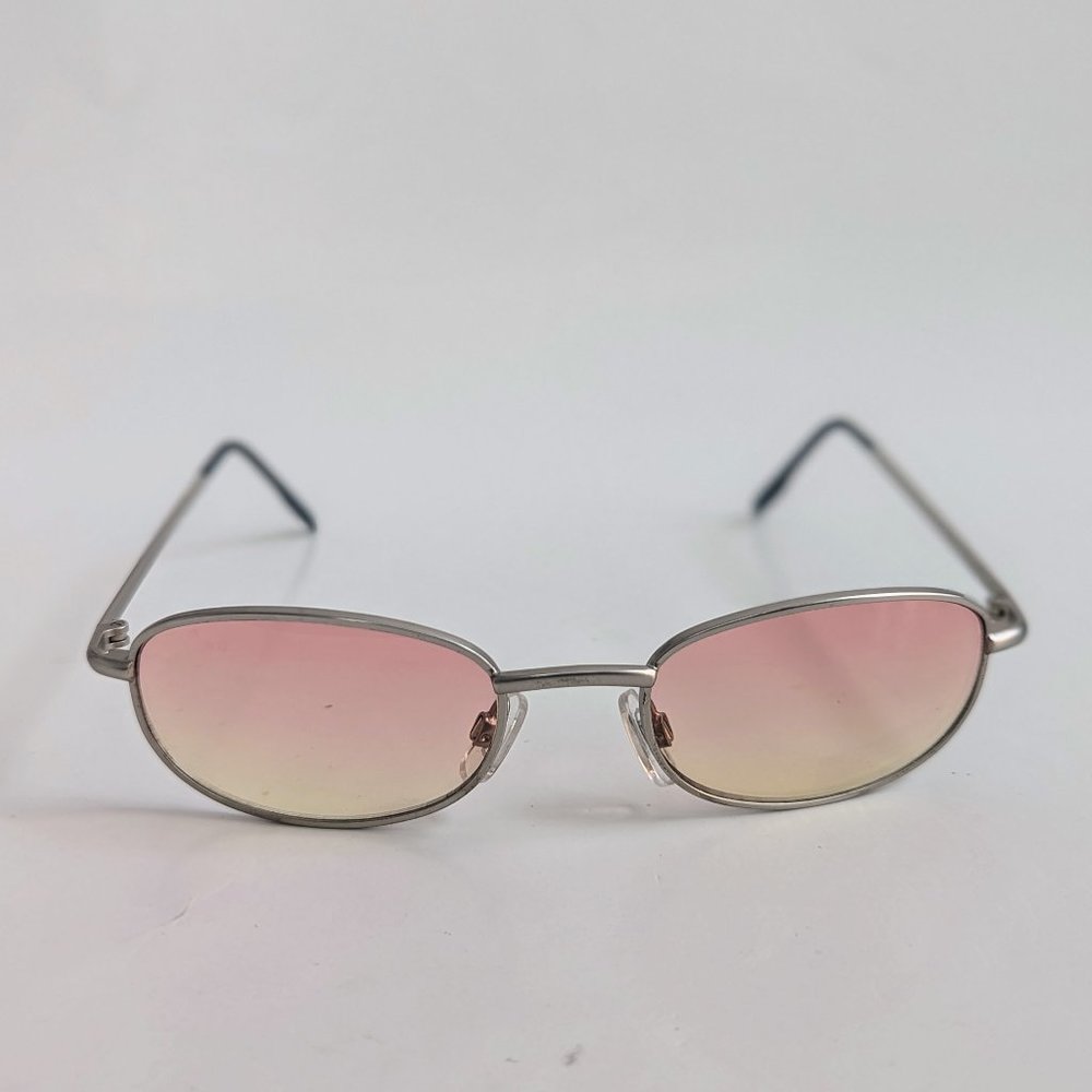 NWT Vintage 90's Unisex Rectangle Metal Sport Sunglasses (S.Gold)